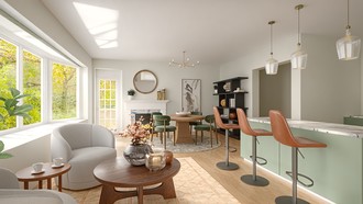 Modern, Traditional, Farmhouse, Transitional Living Room by Havenly Interior Designer Ana