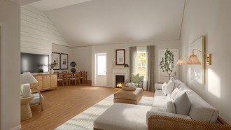 Coastal, California Cool, Classic Coastal Living Room by Havenly Interior Designer Mikaela