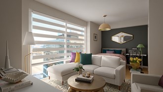 Contemporary Luxe Living Room by Havenly Interior Designer Carolina