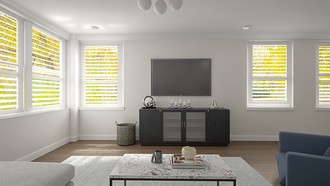 Warm Transitional, New Classic Living Room by Havenly Interior Designer Rachel