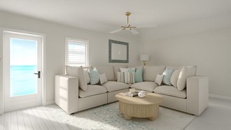 Coastal, Classic Coastal Living Room by Havenly Interior Designer Rachel
