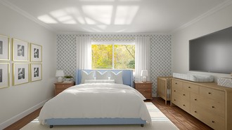 Classic, Coastal, Glam, Classic Coastal, Modern Cottage, Traditional Charm Bedroom by Havenly Interior Designer Mikaela