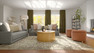 Contemporary, Transitional Living Room by Havenly Interior Designer Camila