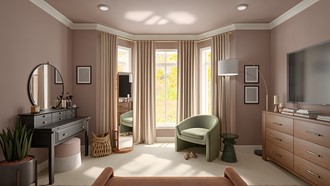 Artful Eclectic Bedroom by Havenly Interior Designer Paola