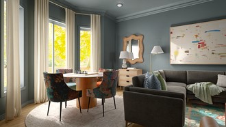 Organic Modern Living Room by Havenly Interior Designer Paola