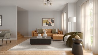 Contemporary, Modern, Midcentury Modern Living Room by Havenly Interior Designer Sofia