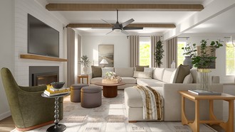  Living Room by Havenly Interior Designer Amber
