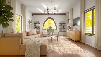 Contemporary, Transitional Living Room by Havenly Interior Designer Camila