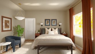 Eclectic Bedroom by Havenly Interior Designer Paola