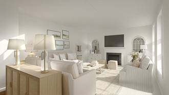 Classic, Coastal Living Room by Havenly Interior Designer Jaime