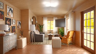 Contemporary Living Room by Havenly Interior Designer Ana