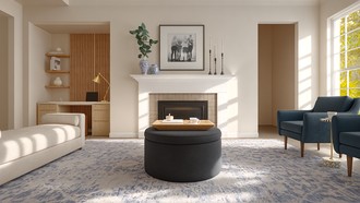 Classic, Glam Living Room by Havenly Interior Designer Estefania