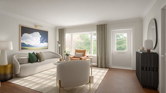 Contemporary, Modern, Midcentury Modern, Minimal Reading Room by Havenly Interior Designer Trenton