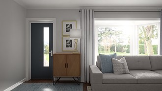 Transitional Living Room by Havenly Interior Designer Megan