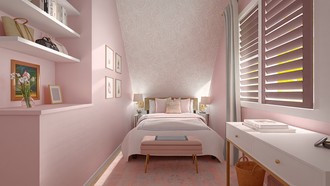 Preppy, Modern Cottage Bedroom by Havenly Interior Designer Christy