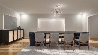 Modern, Glam Dining Room by Havenly Interior Designer Candice