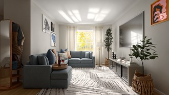 Contemporary, Global, Inspired Modern Living Room by Havenly Interior Designer Akira