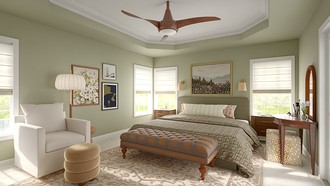 Modern Cottage Bedroom by Havenly Interior Designer Leah