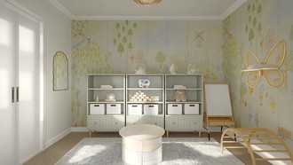 Modern Cottage, Traditional Charm Office by Havenly Interior Designer Candice