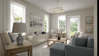 Classic, Traditional, Classic Contemporary, Modern Cottage Living Room by Havenly Interior Designer Taylor