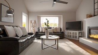 Modern, Traditional Living Room by Havenly Interior Designer Estefania