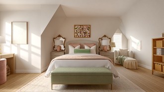 Modern, Classic, Bohemian, Glam, Preppy Bedroom by Havenly Interior Designer Sofia