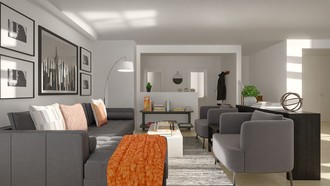 Modern, Minimal Living Room by Havenly Interior Designer Veronica