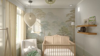 Classic, Organic Modern, Traditional Charm Nursery by Havenly Interior Designer Candice