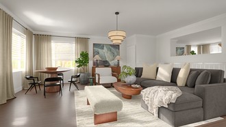 Modern, Eclectic Living Room by Havenly Interior Designer Yarin