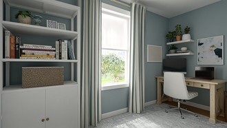 Modern Cottage Office by Havenly Interior Designer Stephanie