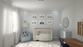 Midcentury Scandi, California Cool Bedroom by Havenly Interior Designer Candice