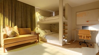 Contemporary Bedroom by Havenly Interior Designer Camila