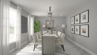 Contemporary, Modern, Classic, Transitional, Contemporary Luxe, New Classic Dining Room by Havenly Interior Designer Rachel