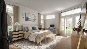 Coastal Bedroom by Havenly Interior Designer Maria