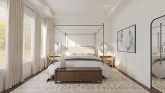 Warm Transitional Living Room by Havenly Interior Designer Philippa