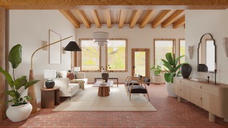 Modern, Minimal Living Room by Havenly Interior Designer Paola