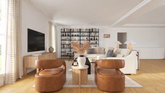 Modern, Transitional Living Room by Havenly Interior Designer Emerie