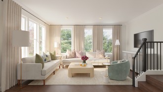 Eclectic Living Room by Havenly Interior Designer Philippa