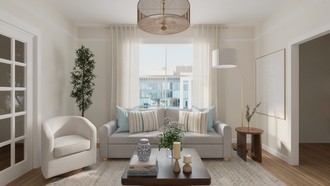 New Classic Living Room by Havenly Interior Designer Luisa