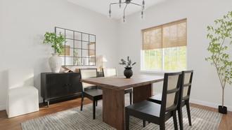 Transitional Dining Room by Havenly Interior Designer Luisa