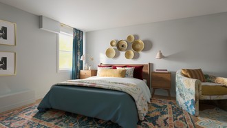 California Cool, Warm Transitional, Modern Cottage Bedroom by Havenly Interior Designer Estrellita