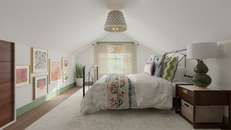 Artful Eclectic Bedroom by Havenly Interior Designer Erin