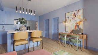 Eclectic Living Room by Havenly Interior Designer Leah