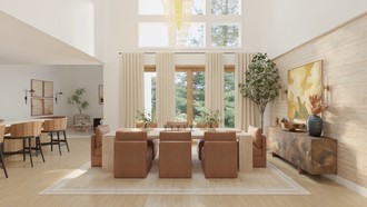 Contemporary Luxe Dining Room by Havenly Interior Designer Erin