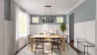 Transitional Dining Room by Havenly Interior Designer Veronica