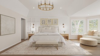Classic, Organic Modern, Warm Transitional Bedroom by Havenly Interior Designer Rachel