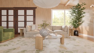 Midcentury Modern, Scandinavian Living Room by Havenly Interior Designer Estefania