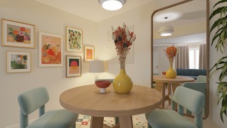 Bohemian, Midcentury Modern Dining Room by Havenly Interior Designer Wan