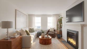 Transitional, Organic Modern, New Classic Living Room by Havenly Interior Designer Luisa