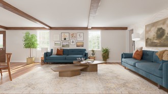 Organic Modern Living Room by Havenly Interior Designer Stephanie